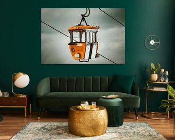 A gondola on a steel cable by Thomas Heitz