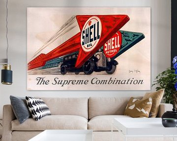 Jean d'Ylen - Shell oil – Shell petrol – The supreme combination (1925) von Peter Balan