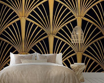 Art Deco Fächermuster von Whale & Sons