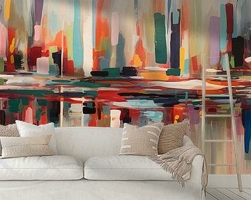 Buntes Abstraktes von Artsy