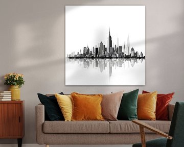 Skyline van New York van Artsy