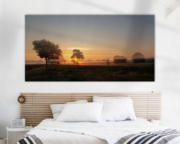 Schöner Sonnenaufgang Leersumse Veld von Moetwil en van Dijk - Fotografie