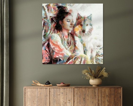 Example of the artwork in a room