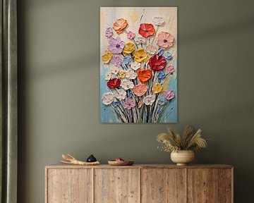 Bloemen impasto van Imagine