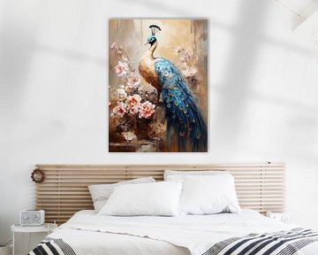 Whimsical Peacock van Your unique art