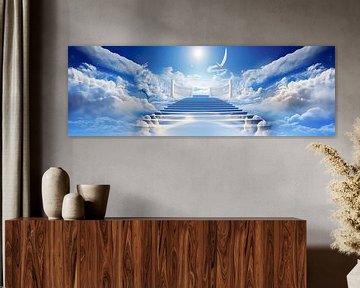 Stairway to Heaven - Geïnspireerd Kunstwerk van Led Zeppelin van Surreal Media