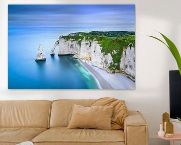 Étretat, die Klippe von Aval. Normandie, Frankreich von Stefano Orazzini