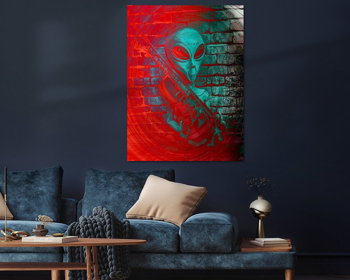 Example of the artwork in a room