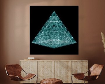 Digitale ägyptische Pyramide von TONYWORKS