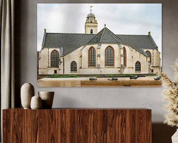 Reformed church in Katwijk aan Zee. South Holland. 2 by Alie Ekkelenkamp