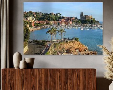 Lerici, Ligurie, Italie. van FotoBob