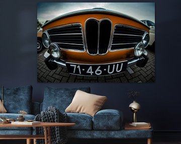 Grille de nez BMW oldtimer orange sur Customvince | Vincent Arnoldussen