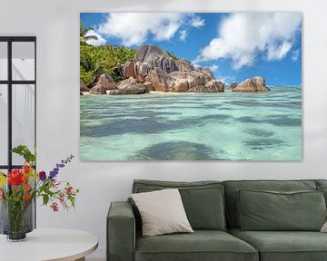 Traumstrand Anse Source d'Argent (La Digue / Seychellen) von t.ART