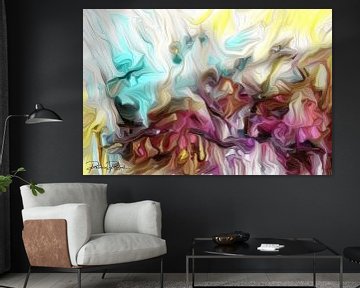 Kleurensymfonie: een kleurrijk wonder van abstractie