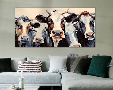 Kühe abstrakt von Bert Nijholt