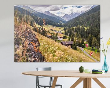 Aussichtspunkt Tal Schweizer Berge von Dafne Vos