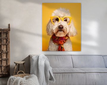 Labradoodle love van Studio Allee