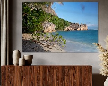 Anse Source d'Argent (La Digue / Seychellen) van t.ART