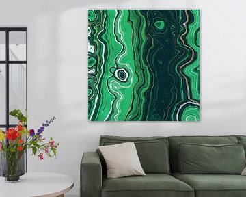 Malachite Texture 07 by Aloke Design