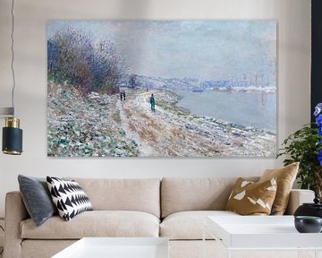 Chemin de halage à Argenteuil, hiver, Claude Monet