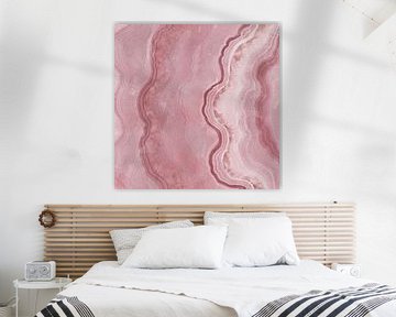 Pink Agate Texture 10 by Aloke Design