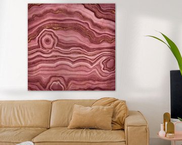 Pink Agate Texture 01 by Aloke Design