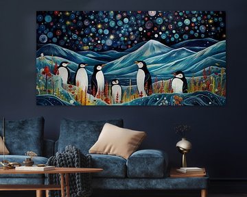 Pingouins en quête d'étoiles sur Whale & Sons