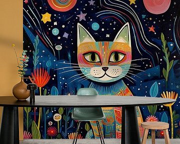 Dreaming Cat by Whale & Sons
