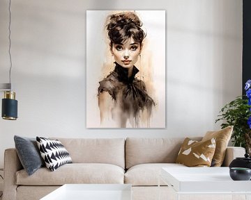 Audrey Hepburn by Jacky