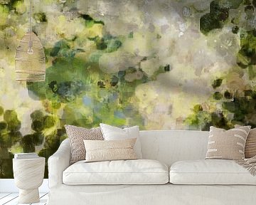 Botanical Brilliance. Abstract landscape. Summer trees by Dina Dankers