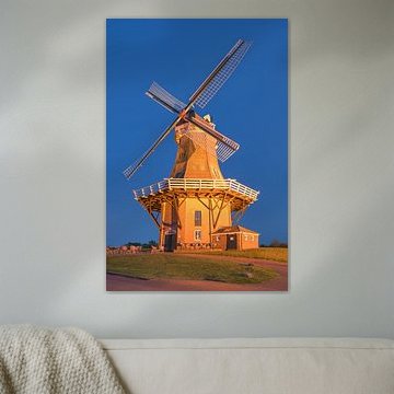 Windmolen in Greetsiel in Oost-Friesland