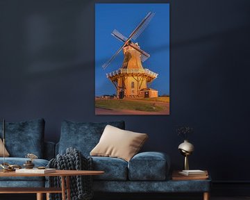 Windmühle in Greetsiel in Ostfriesland von Michael Valjak