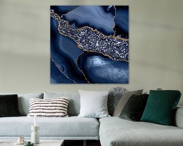 Agaat glitter oceaan textuur 05 van Aloke Design