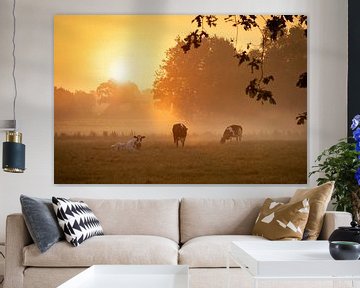 Koeien in de mist van KB Design & Photography (Karen Brouwer)