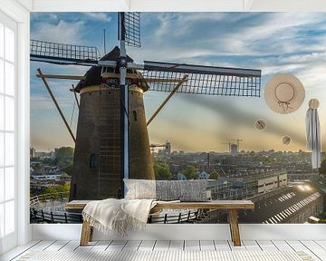 De molen van Dordrecht in Zuid-Holland van RPICS Fotografie