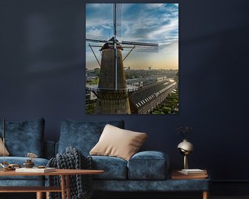 De molen van Dordrecht in Zuid-Holland van RPICS Fotografie