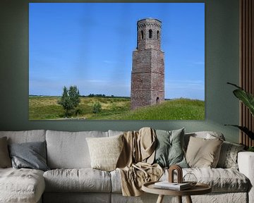 Plompe Toren bij Burgh-Haamstede van Eugenlens