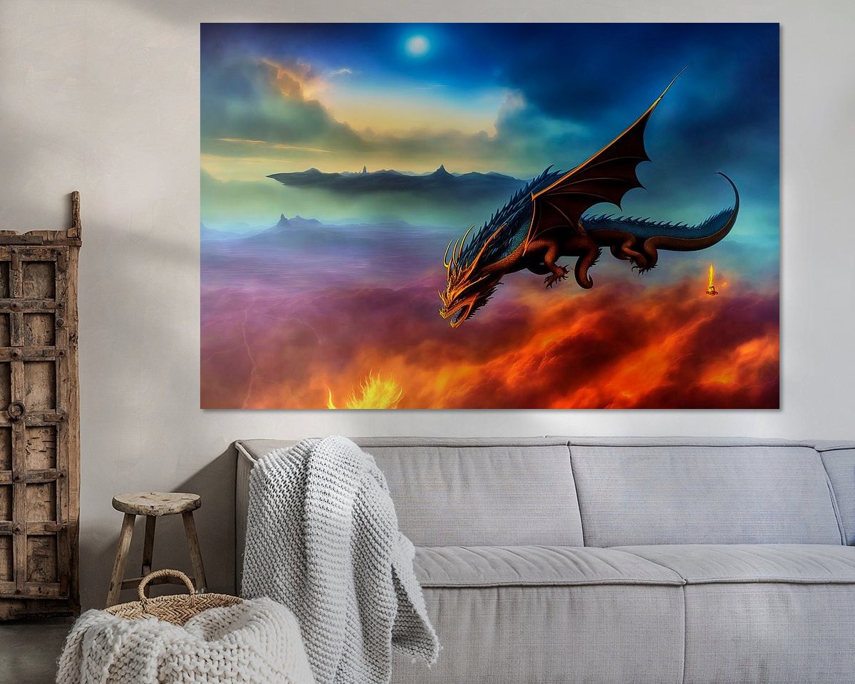 Example of the artwork in a room