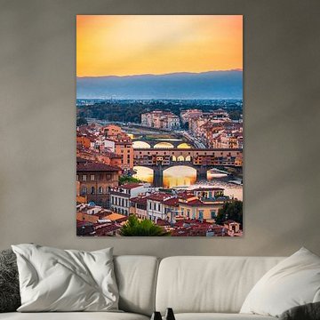 Zonsondergang in Florence