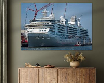 Kreuzfahrtschiff Silver Nova in Eemshaven von Jan Georg Meijer