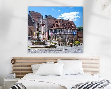 Historische oude binnenstad van Kronach van ManfredFotos