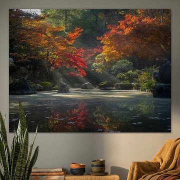 Een prachtige najaarsfoto uit de Ardennen