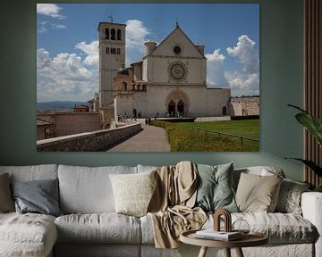 Basilika des Heiligen Franziskus in Assisi, Italien von Joost Adriaanse