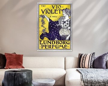 Vintage poster - Lundborg parfum