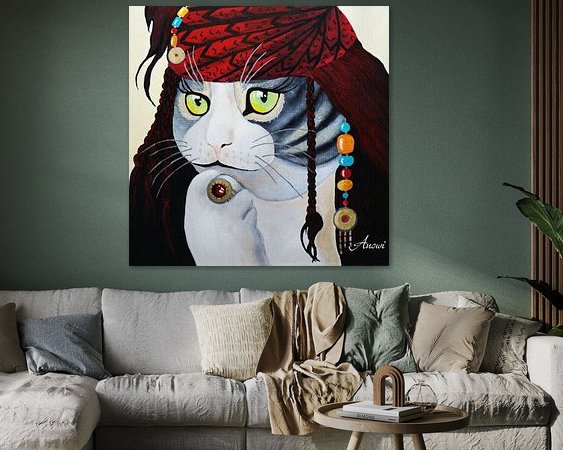 Example of the artwork in a room