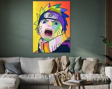 Naruto in wpap pop-art van IHSANUDDIN .