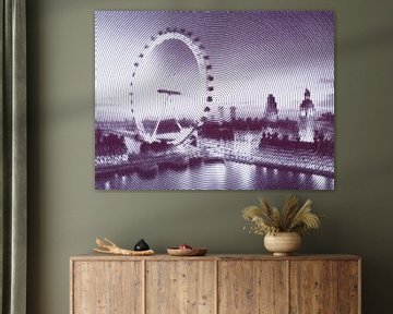 An impression of the London Eye by Retrotimes