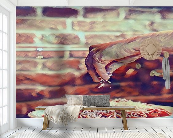 Example of the artwork in a room