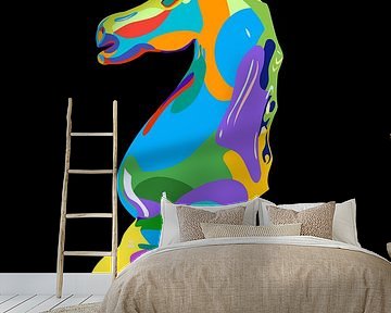 Knight in vector pop art by IHSANUDDIN .