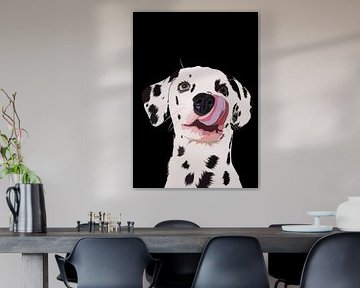 Dalmatian in vector by IHSANUDDIN .